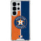 MLB Houston Astros Split Galaxy S25 Ultra Clear Case